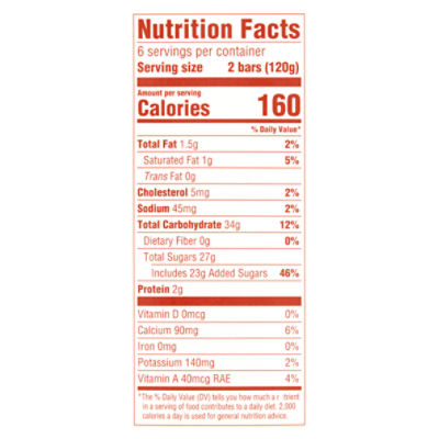 Bowl & Basket Orange Cream Bars, 2.5 fl oz, 12 count