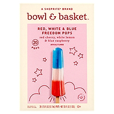Bowl & Basket Red, White & Blue Freedom, Pops, 35 Fluid ounce