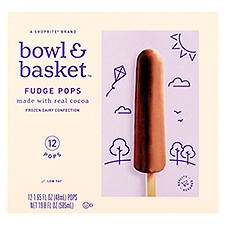 Bowl & Basket Fudge Pops, 1.65 fl oz, 12 count
