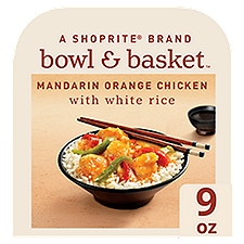 Bowl & Basket White Rice, Mandarin Orange Chicken, 9 Ounce