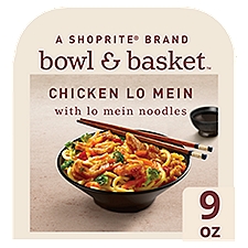 Bowl & Basket Lo Mein Noodles, Chicken Lo Mein, 9 Ounce