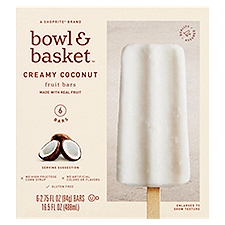Bowl & Basket Fruit Bars Creamy Coconut, 16.5 Fluid ounce