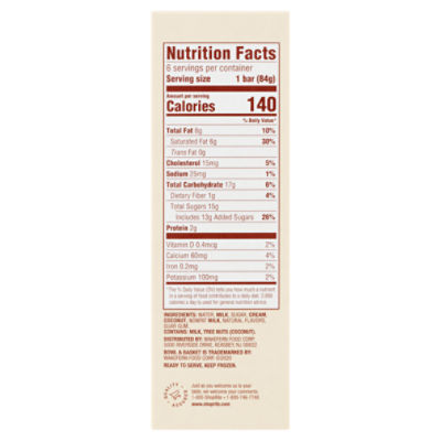 Bowl & Basket Creamy Coconut Fruit Bars, 2.75 fl oz, 6 count