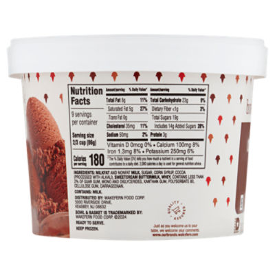 Bowl & Basket Chocolate Ice Cream, 1.5 qt