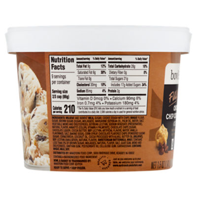 Bowl & Basket Chocolate Chip Cookie Dough Ice Cream, 1.5 qt
