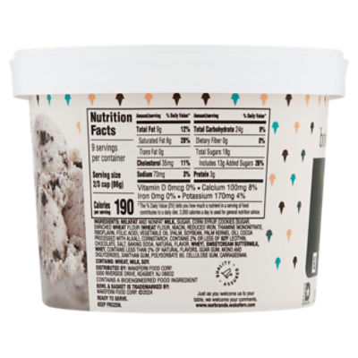 Bowl & Basket Cookies & Cream Ice Cream, 1.5 qt