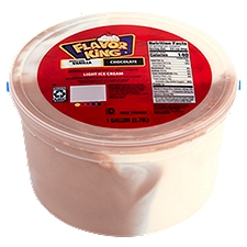 Flavor King Vanilla and Chocolate Light Ice Cream, 1 gallon