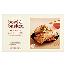 Bowl & Basket Pork & Vegetable Egg Rolls, 5 count, 15 oz