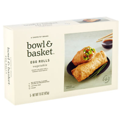 Bowl & Basket Vegetable Egg Rolls, 5 count, 15 oz