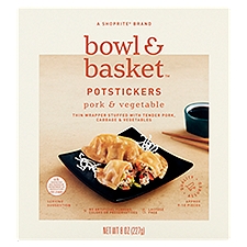 Bowl & Basket Potstickers Pork & Vegetable, 8 Ounce