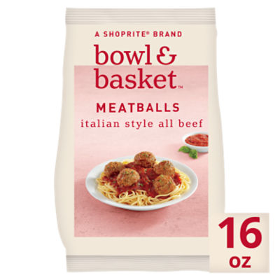 Bowl And Basket Italian Style All Bee Meatballs