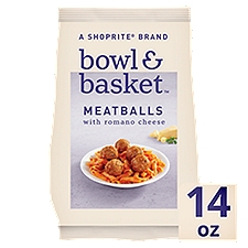 Bowl & Basket Meatballs with Romano Cheese, 14 oz, 14 Ounce
