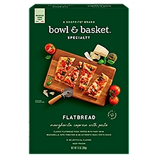 Bowl & Basket Specialty Flatbread Margherita Caprese with Pesto, 13 Ounce