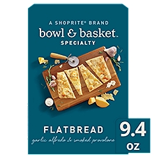 Bowl & Basket Specialty Flatbread Garlic Alfredo & Smoked Provolone, 9.84 Ounce