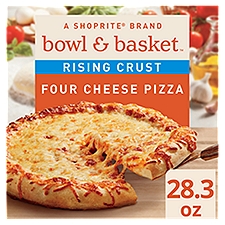 Bowl & Basket Rising Crust Four Cheese Pizza, 28.3 oz, 28.3 Ounce