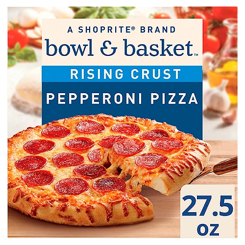 Bowl & Basket Rising Crust Pepperoni Pizza, 27.5 oz