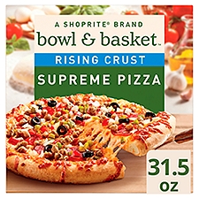 Bowl & Basket Rising Crust Supreme Pizza, 31.5 oz, 31.5 Ounce
