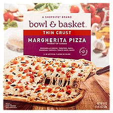 Bowl & Basket Thin Crust Margherita, Pizza, 19 Ounce
