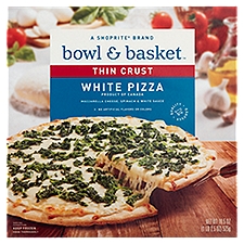Bowl & Basket Thin Crust White, Pizza, 18.5 Ounce