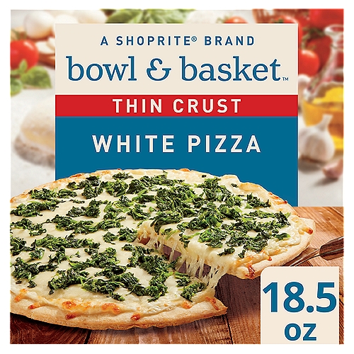 Bowl & Basket Thin Crust White Pizza, 18.5 oz