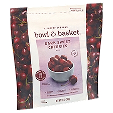 Bowl & Basket Pitted Dark Sweet, Cherries, 12 Ounce
