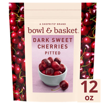 Bowl & Basket Pitted Dark Sweet Cherries, 12 oz, 12 Ounce