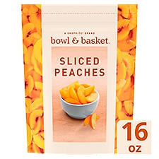 Bowl & Basket Sliced Peaches, 16 oz, 16 Ounce