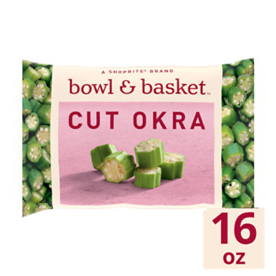 Bowl & Basket Cut Okra, 16 oz, 16 Ounce