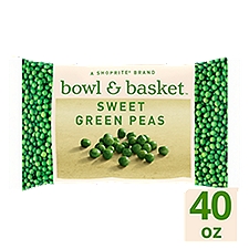 Bowl & Basket Sweet Green Peas, 40 oz, 40 Ounce