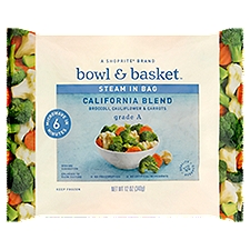 Bowl & Basket Steam in Bag California Blend, Broccoli, Cauliflower & Carrots, 12 Ounce