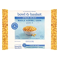 Bowl & Basket Steam in Bag Whole Kernel Corn, 12 oz, 12 Ounce