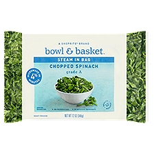 Bowl & Basket Steam in Bag Chopped, Spinach, 12 Ounce