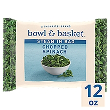 Bowl & Basket Steam in Bag Chopped, Spinach, 12 Ounce