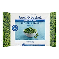 Bowl & Basket Steam in Bag Cut Green Beans, 12 Ounce