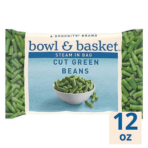 Bowl & Basket Steam in Bag Cut Green Beans, 12 oz