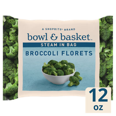 Bowl & Basket Steam in Bag Broccoli Florets, 12 oz