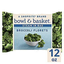 Bowl & Basket Steam in Bag Broccoli Florets, 12 oz, 12 Ounce
