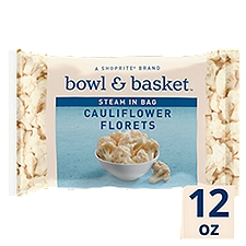 Bowl & Basket Steam in Bag, Cauliflower Florets, 12 Ounce