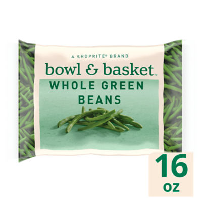 Bowl & Basket Whole Green Beans, 16 oz, 16 Ounce