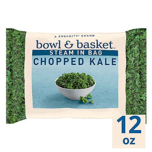 Bowl & Basket Steam in Bag Chopped Kale, 12 oz