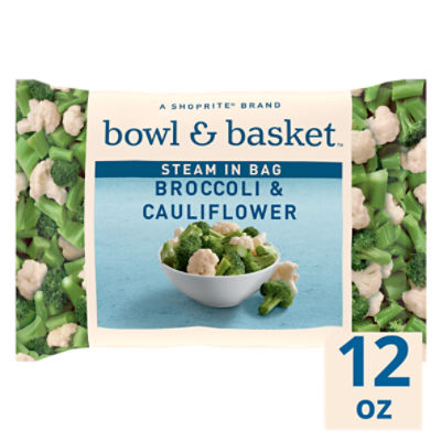 Bowl & Basket Steam in Bag Broccoli & Cauliflower, 12 oz, 12 Ounce