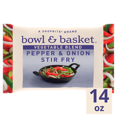 Bowl & Basket Pepper & Onion Stir Fry Vegetable Blend, 14 oz