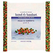 Bowl & Basket Peas & Carrots, Vegetable Blend, 24 Ounce