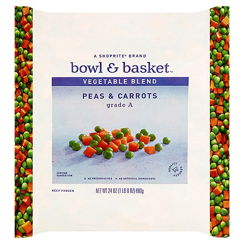 Bowl & Basket Peas & Carrots Vegetable Blend, 24 oz