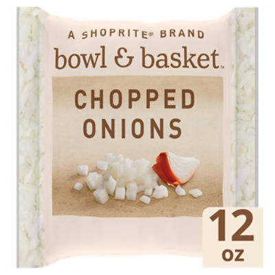 Bowl & Basket Chopped Onions, 12 oz, 12 Ounce