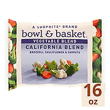Bowl & Basket Broccoli, Cauliflower & Carrots California Vegetable Blend, 16 oz, 16 Ounce