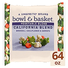 Bowl & Basket Broccoli, Cauliflower & Carrots California Vegetable Blend, 64 oz, 64 Ounce