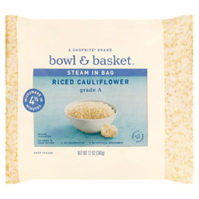 Bowl & Basket Steam in Bag Riced Cauliflower, 12 oz