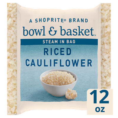 Bowl & Basket Steam in Bag Riced Cauliflower, 12 oz, 12 Ounce