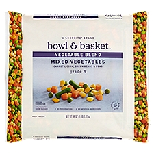 Bowl & Basket Carrots, Corn, Green Beans & Peas, Mixed Vegetables, 64 Ounce